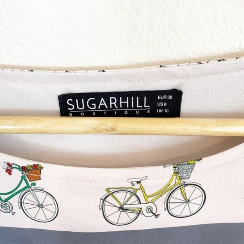 ModCloth Novelty Bike Pattern Dress - Picture 4 of 4